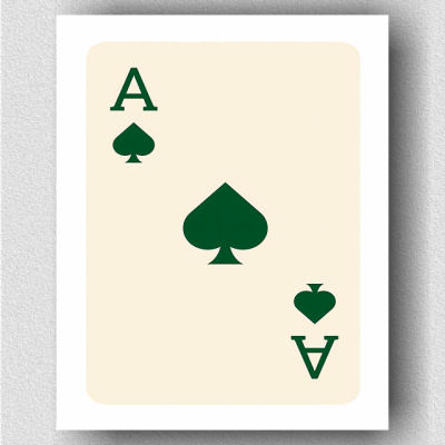 White and Green 01 Poker A