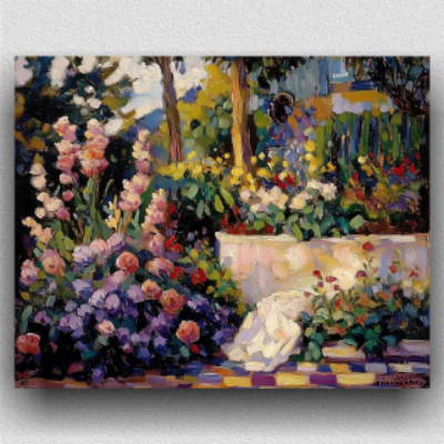 Garden with Flowers