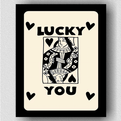 Black and white 02 Lucky You