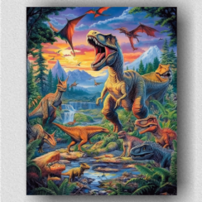 Various dinosaurs