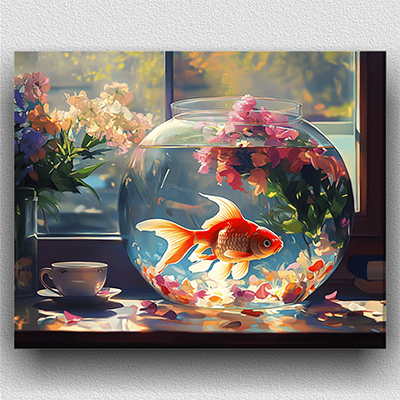 Glass Aquarium Fish 01