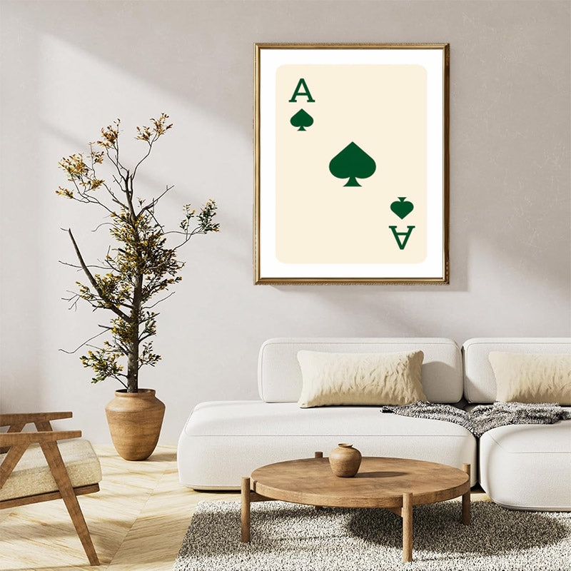 White and Green 01 Poker A