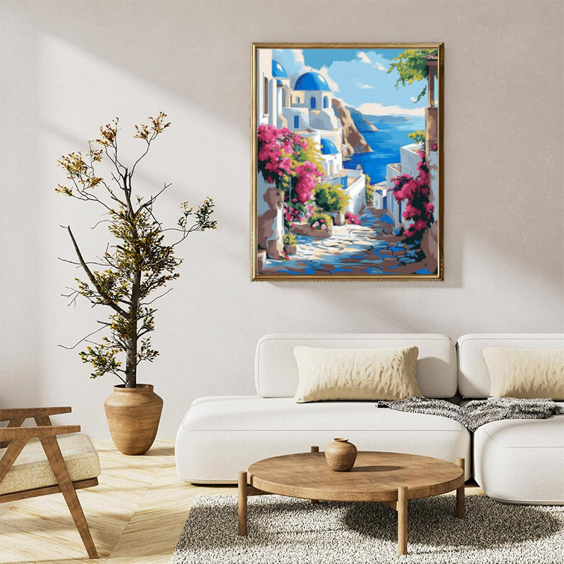 Greek islands street 01