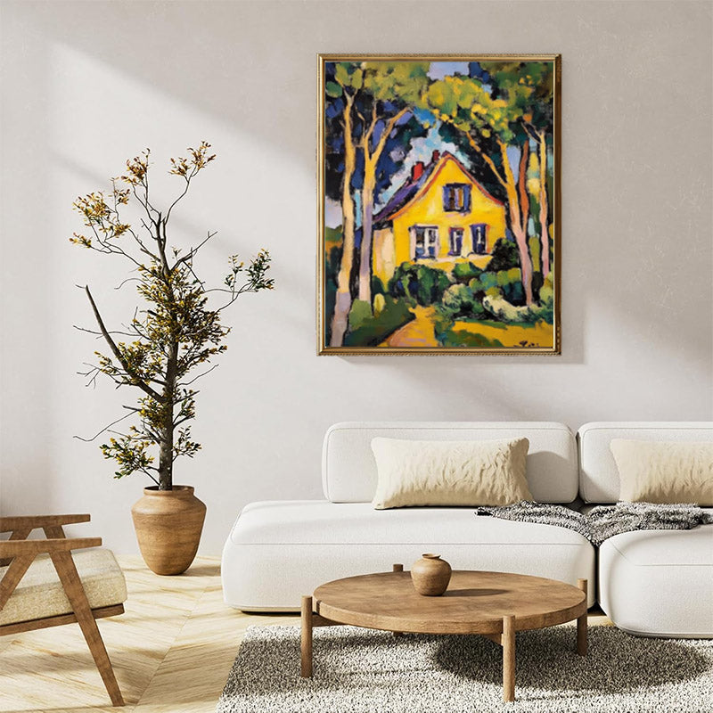 Old yellow house