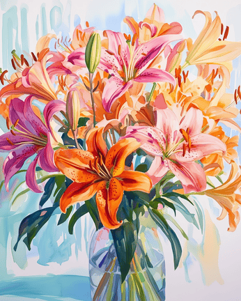 Bouquet of lilies 02