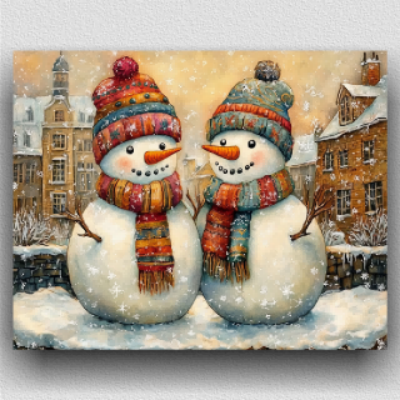 Two snowmen
