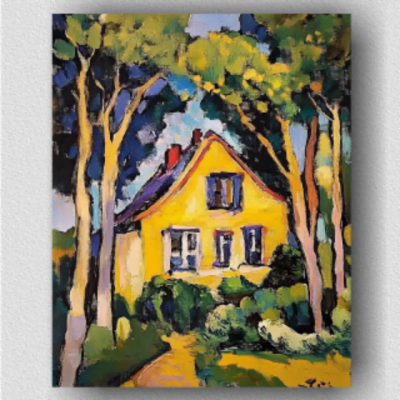 Old yellow house