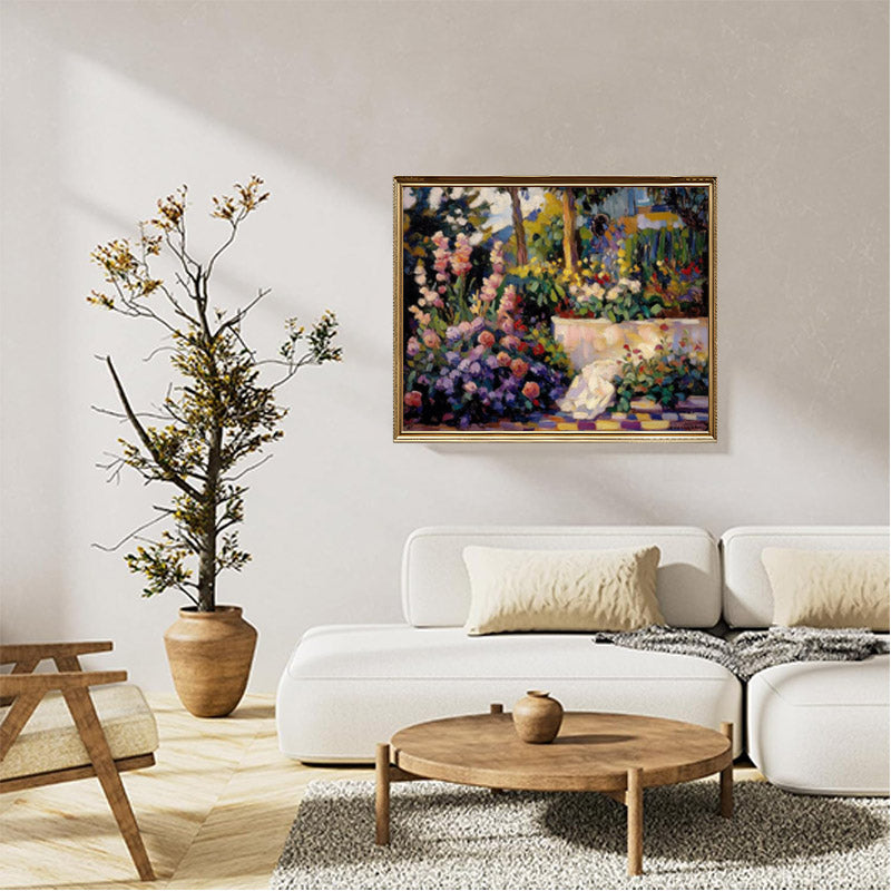 Garden with Flowers