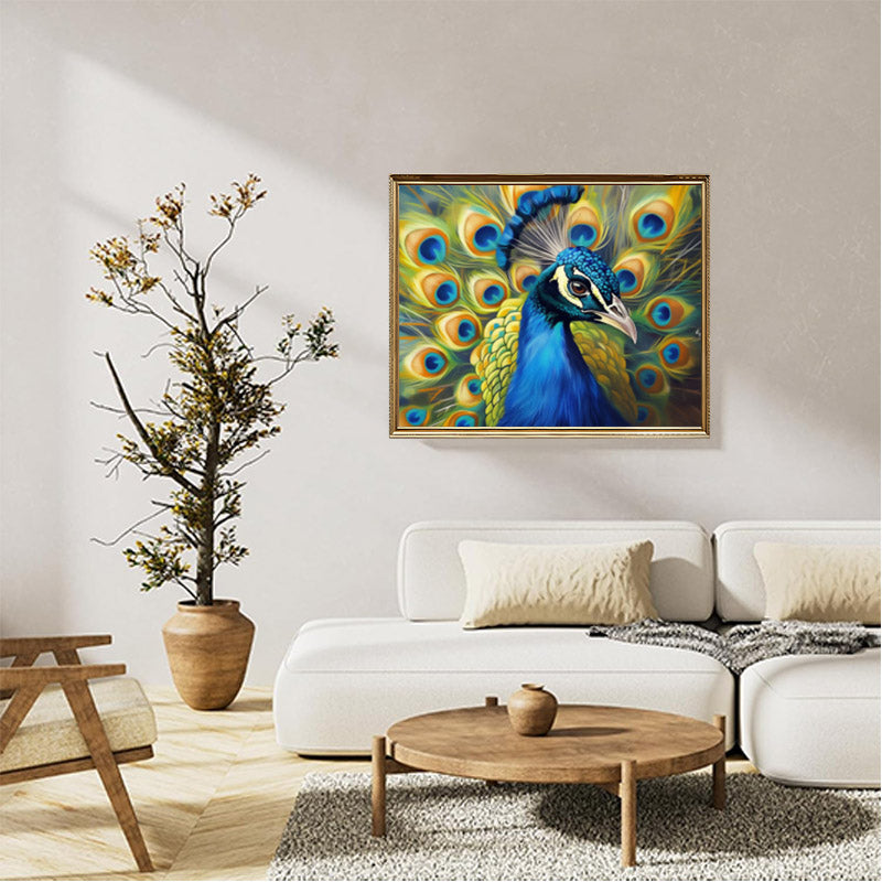 Intricate peacock