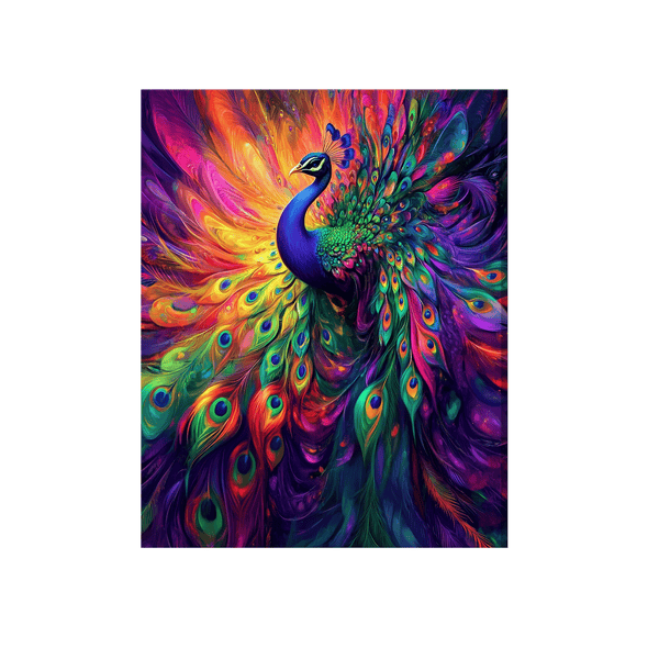 Colorful peacock 01