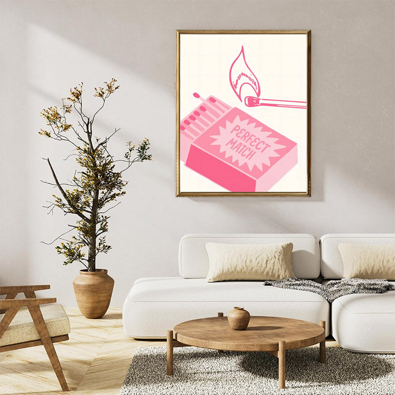 Pink matchbox