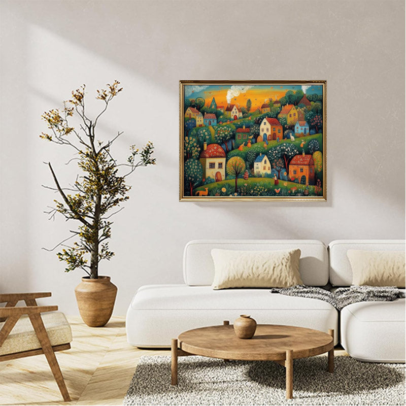 Village painting