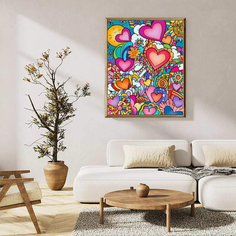 Psychedelic hearts