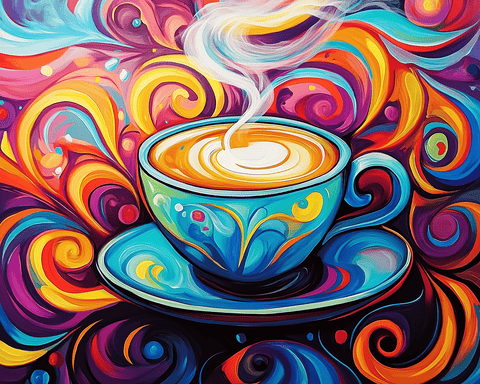 Colorful Coffee Cup 02