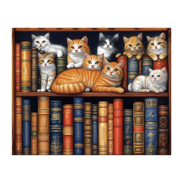 Cat bookshelf