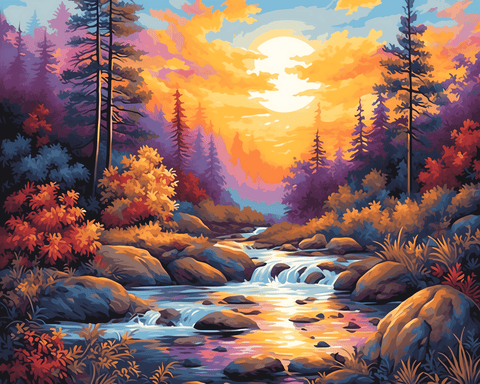 Forest Sunset 01