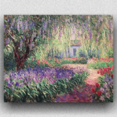 Flower garden in Giverny