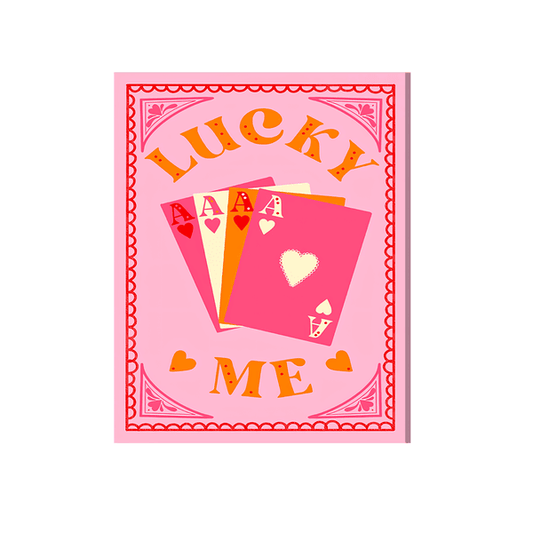 Vintage Pink Lucky Me