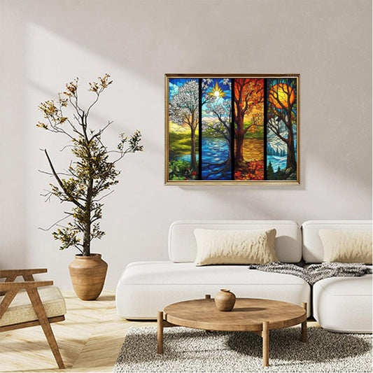 Abstract Series Four seasons