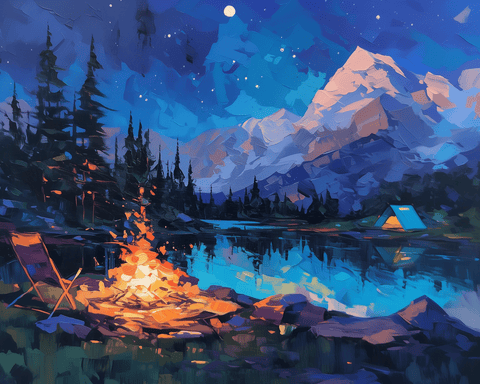 Starry Night Camping 01