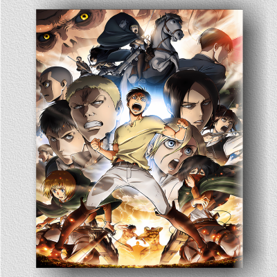 Paint by Numbers Anime AOT01