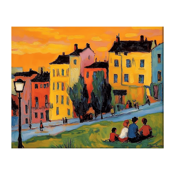 Colorful buildings