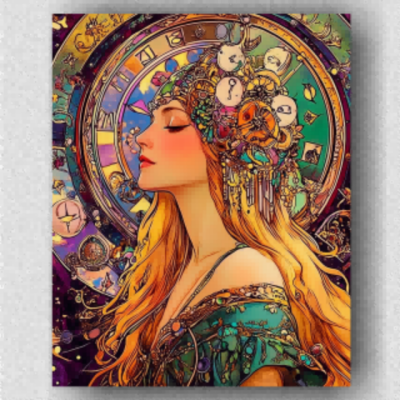 Long Hair Alphonse Mucha