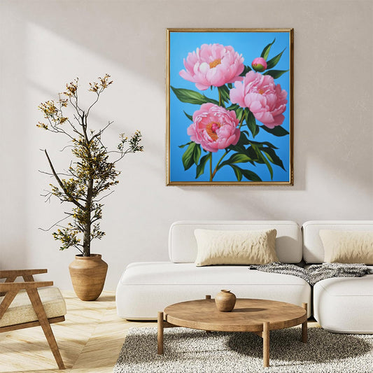 Pink peonies