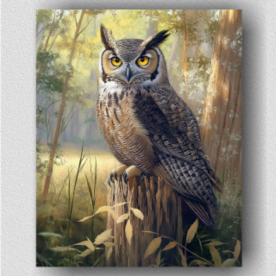 Majestic owl