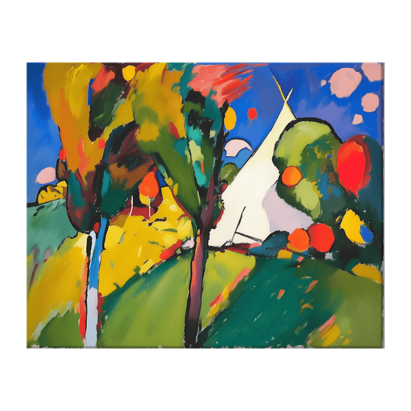 Expressionist landscape