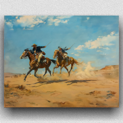 Riders on horseback