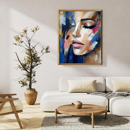Woman abstract portrait