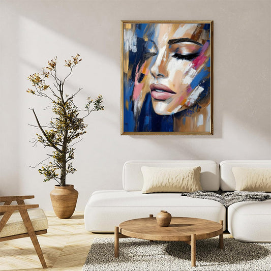 Woman abstract portrait
