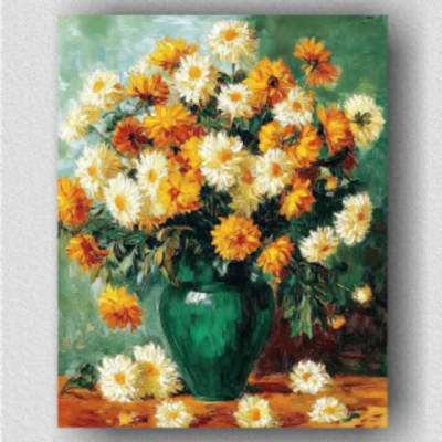A bouquet of chrysanthemums