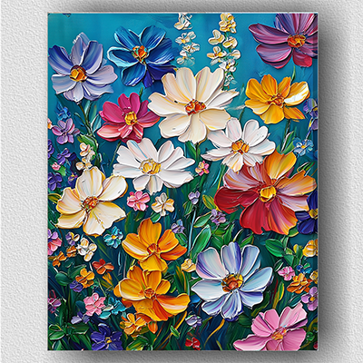 Vibrant Colorful Flowers 01