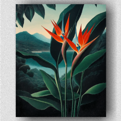 Bird of paradise flower