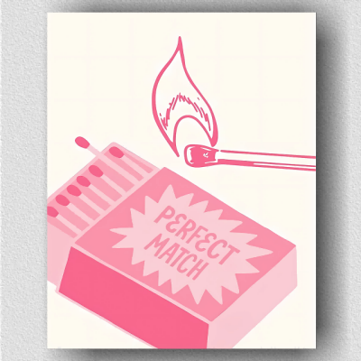 Pink matchbox