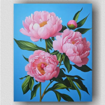 Pink peonies