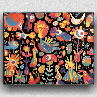 Psychedelic Pattern Animals 01