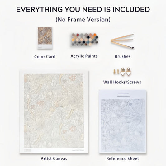 Walking mammoth paint by numbers