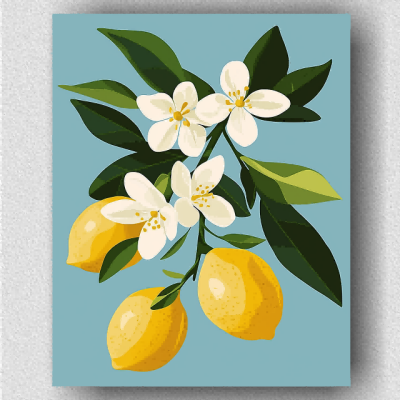 Lemon tree branch 01