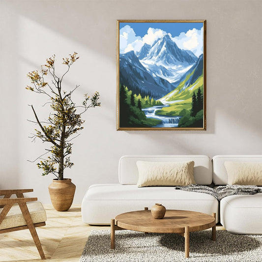 Snow capped peaks 01