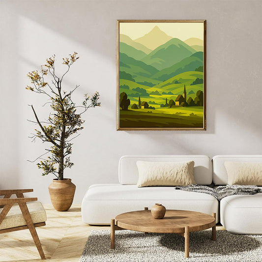 Green mountains