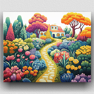 Abstract Garden Road 04
