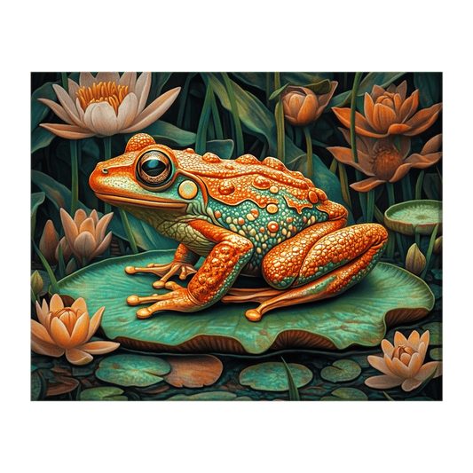 Intricately frog