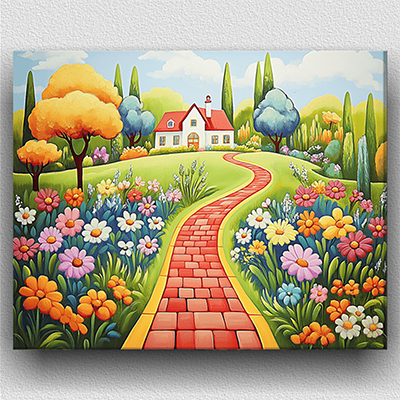 Abstract Garden Road 01