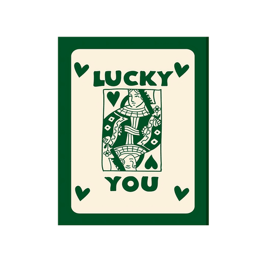 White and Green Poker 02 Queen