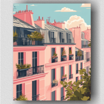 Pink Series 1 - building