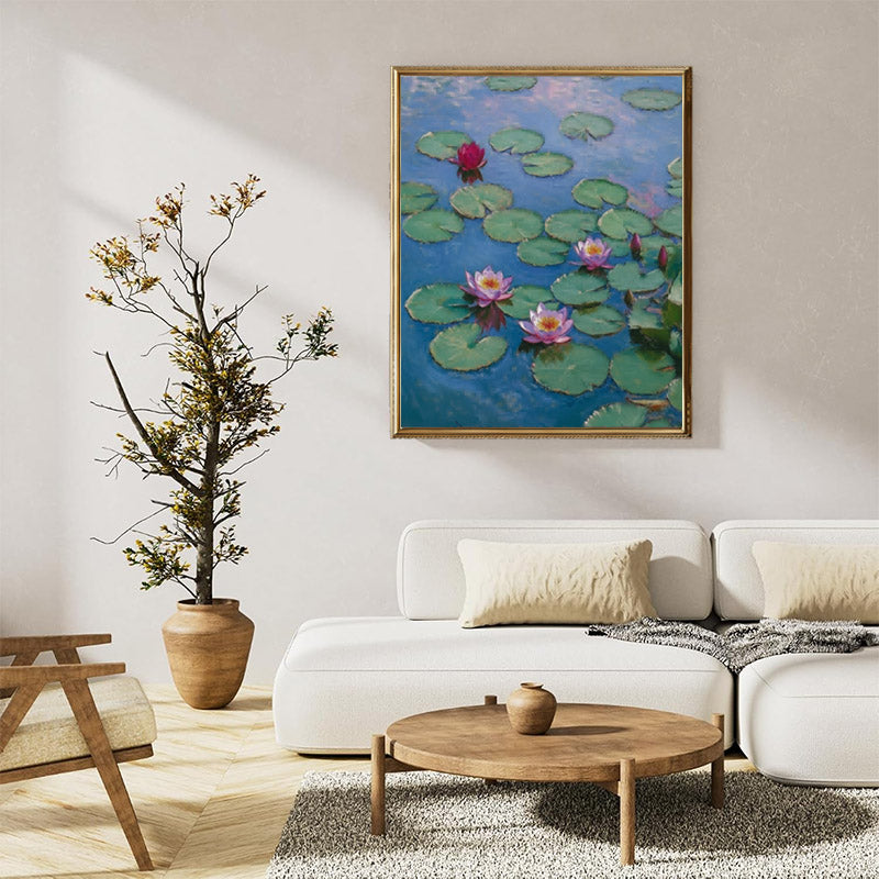 Light blue water lilies