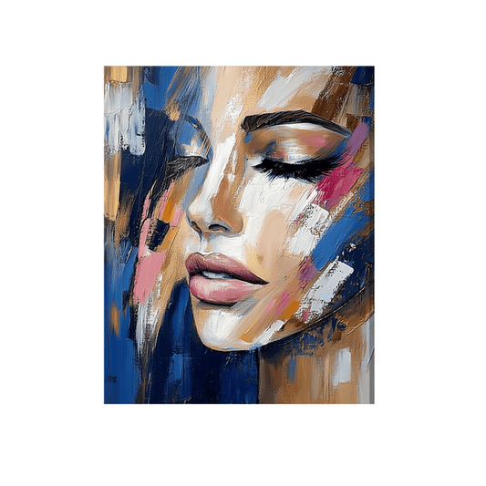 Woman abstract portrait